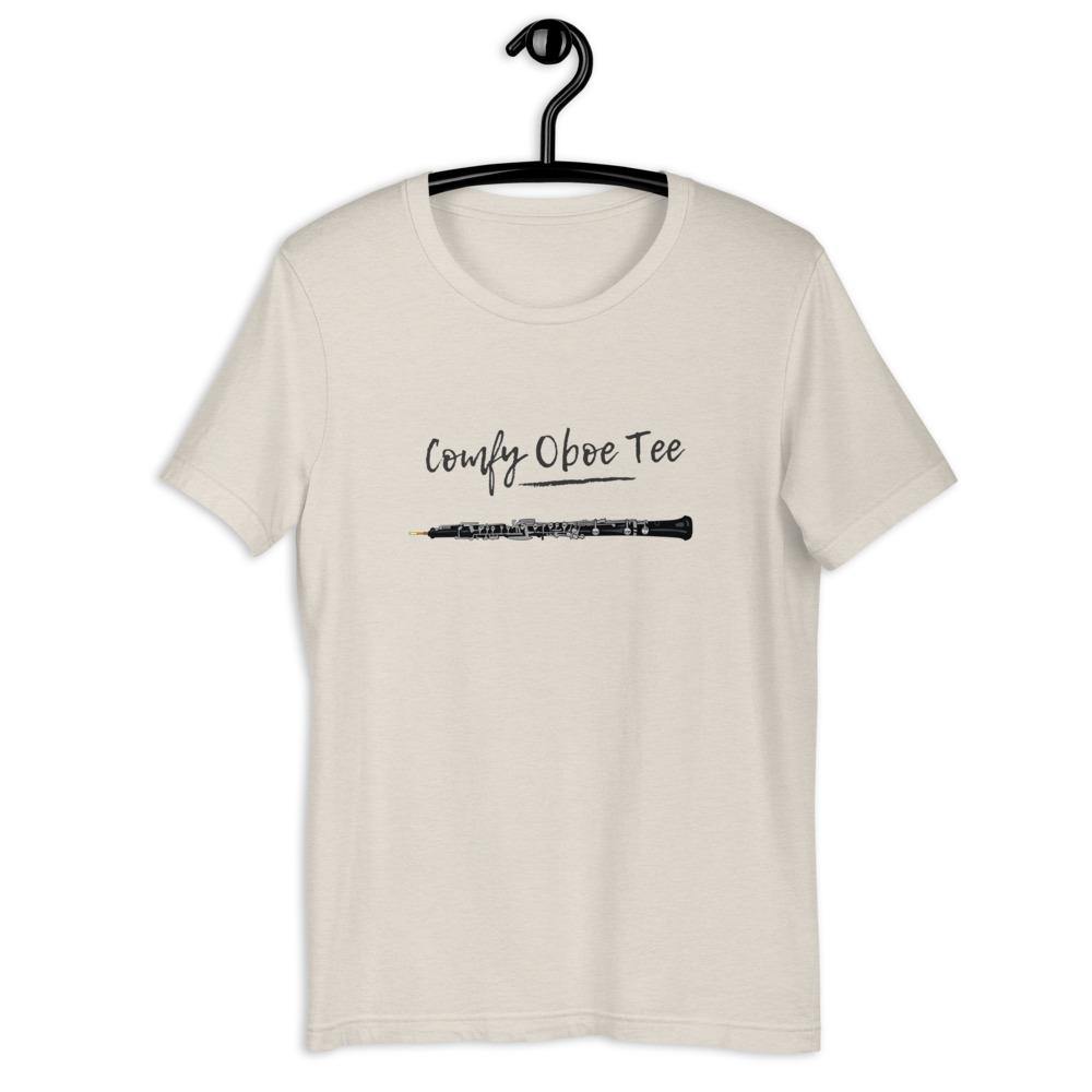 Comfy Oboe Tee T-Shirt - Music Gifts Depot
