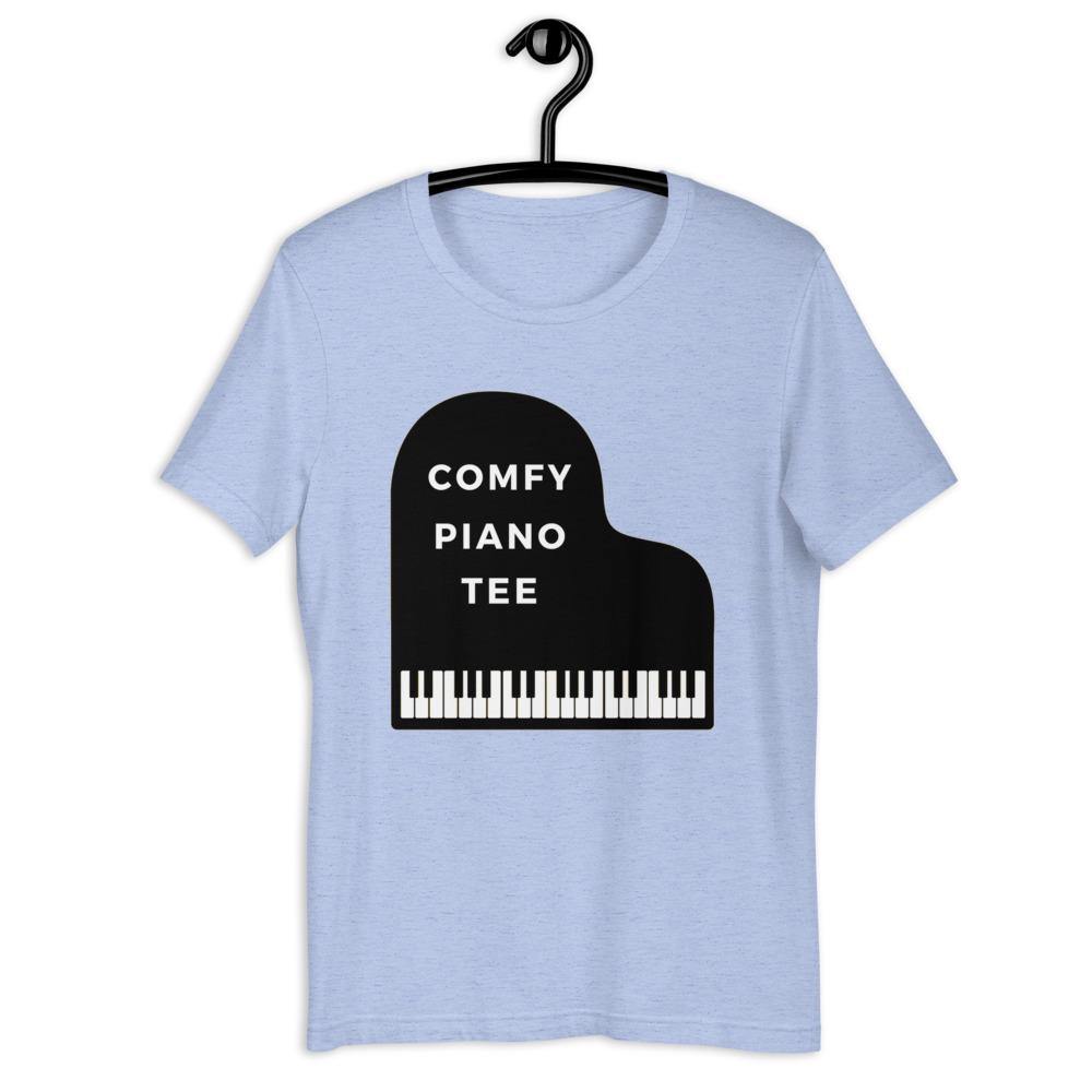Comfy Piano Tee T-Shirt - Music Gifts Depot