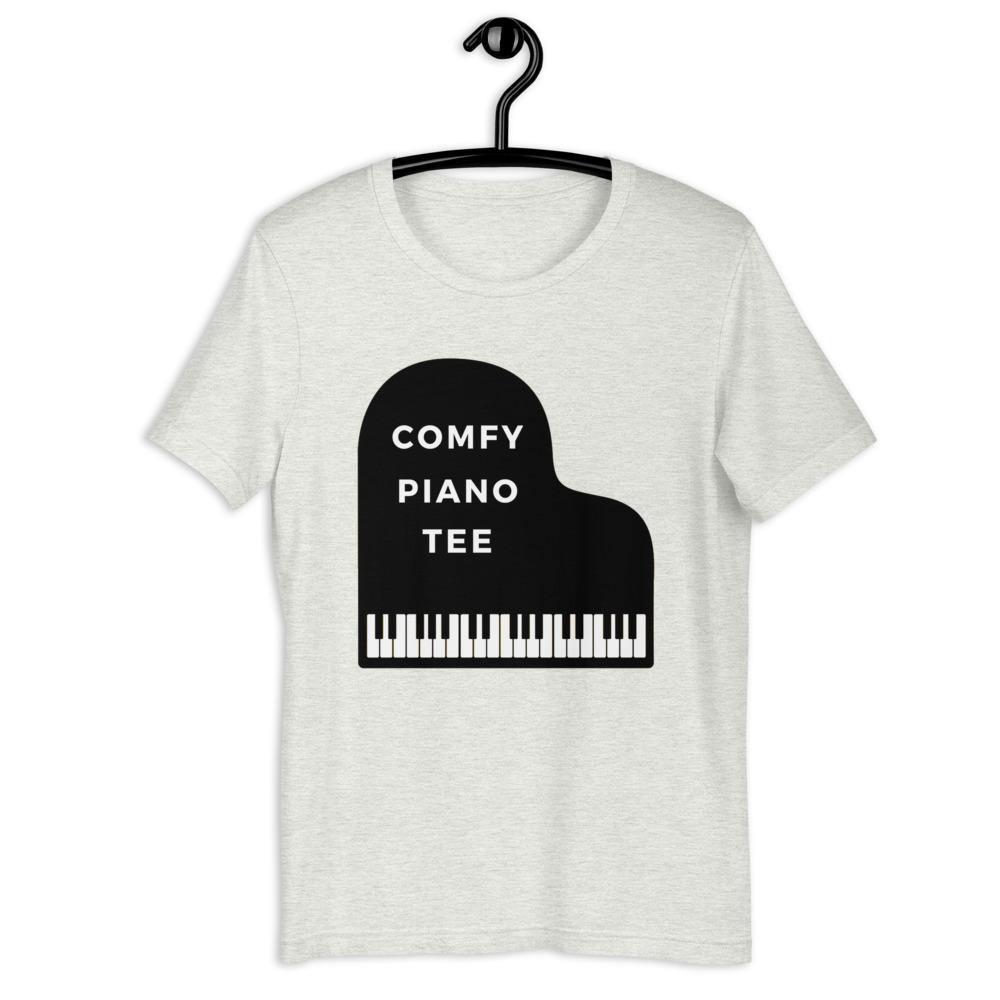 Comfy Piano Tee T-Shirt - Music Gifts Depot