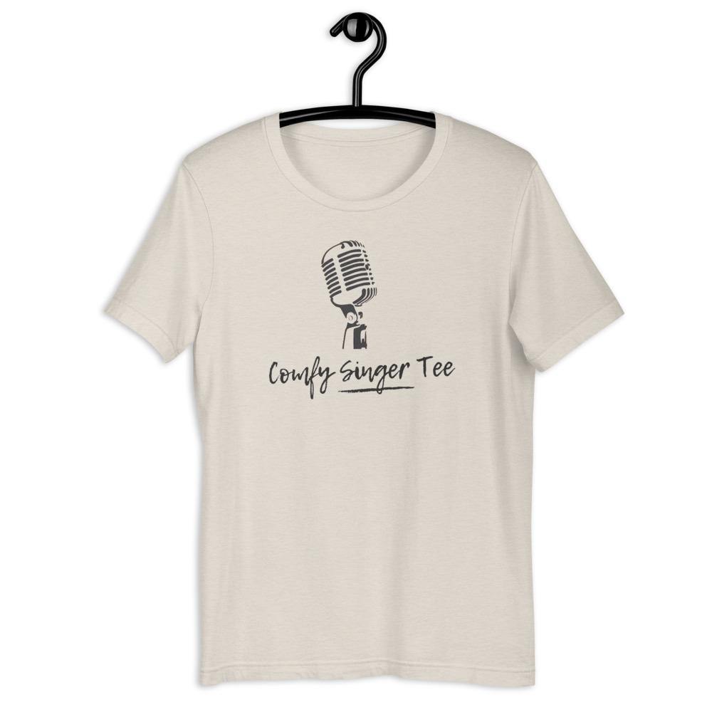 Comfy Singer Tee T-Shirt - Music Gifts Depot