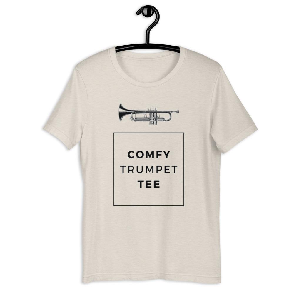 Comfy Trumpet Tee T-Shirt - Music Gifts Depot