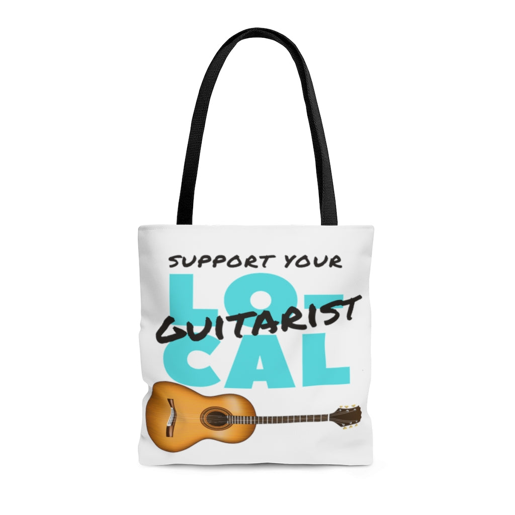 Support Your Local Guitarist Tote Bag | Music Gifts Depot