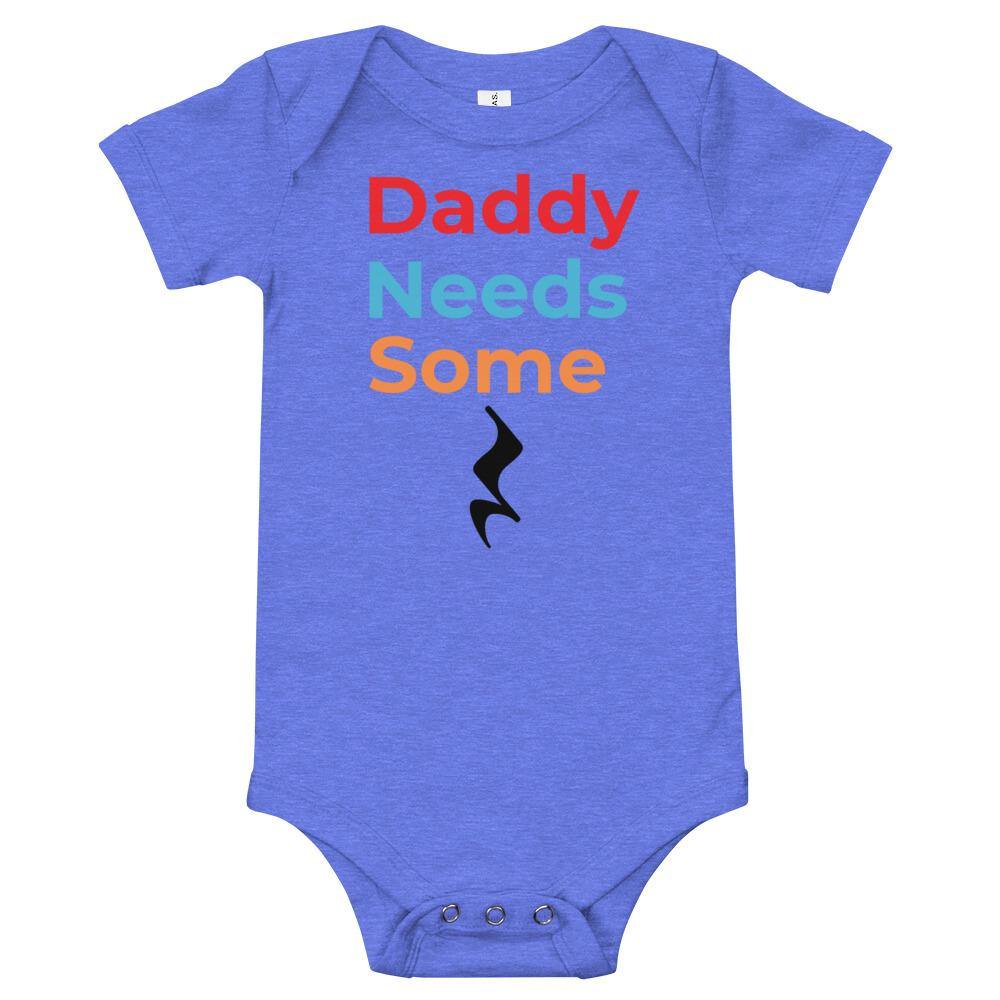 Daddy Needs Some Rest Music Baby short sleeve one piece - Music Gifts Depot