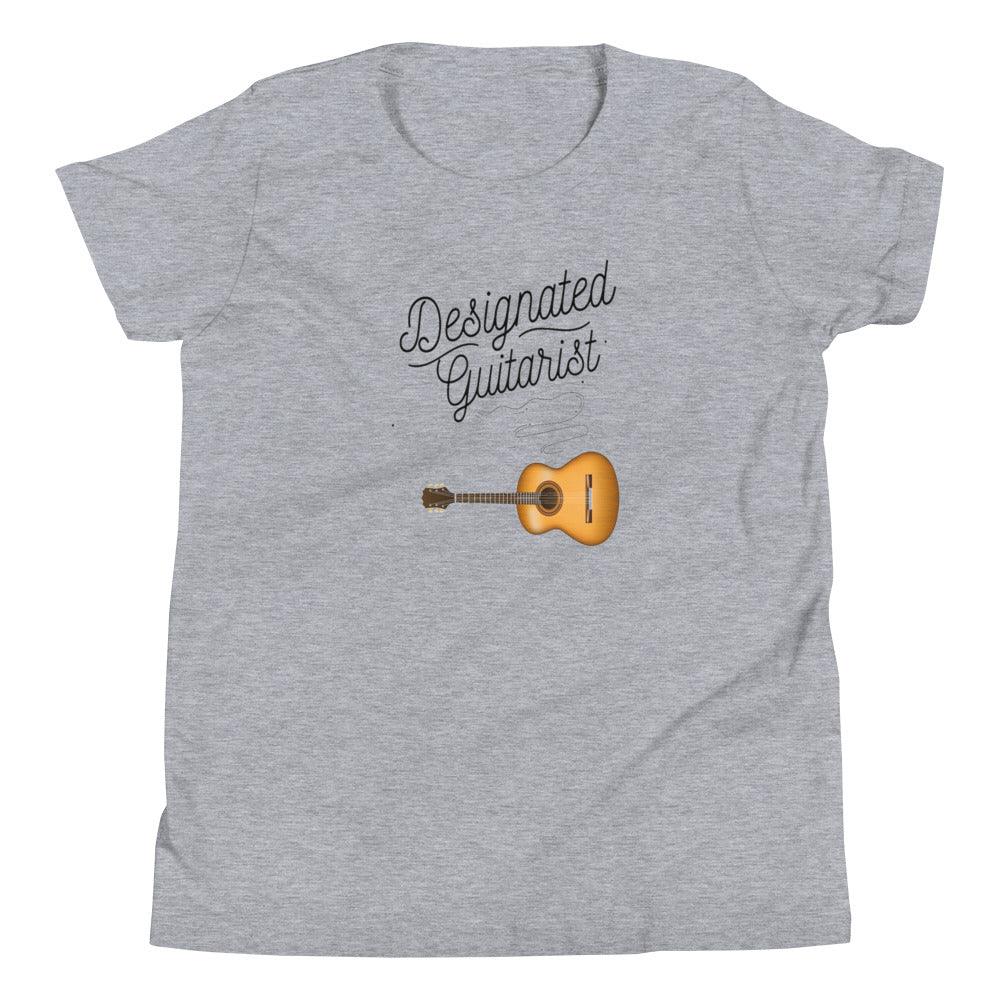 Designated Guitarist Youth Kids T-Shirt - Music Gifts Depot