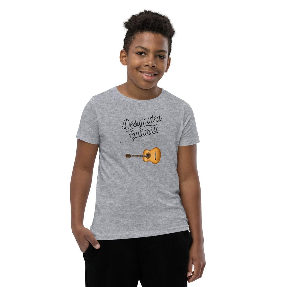 Designated Guitarist Youth Kids T-Shirt - Music Gifts Depot
