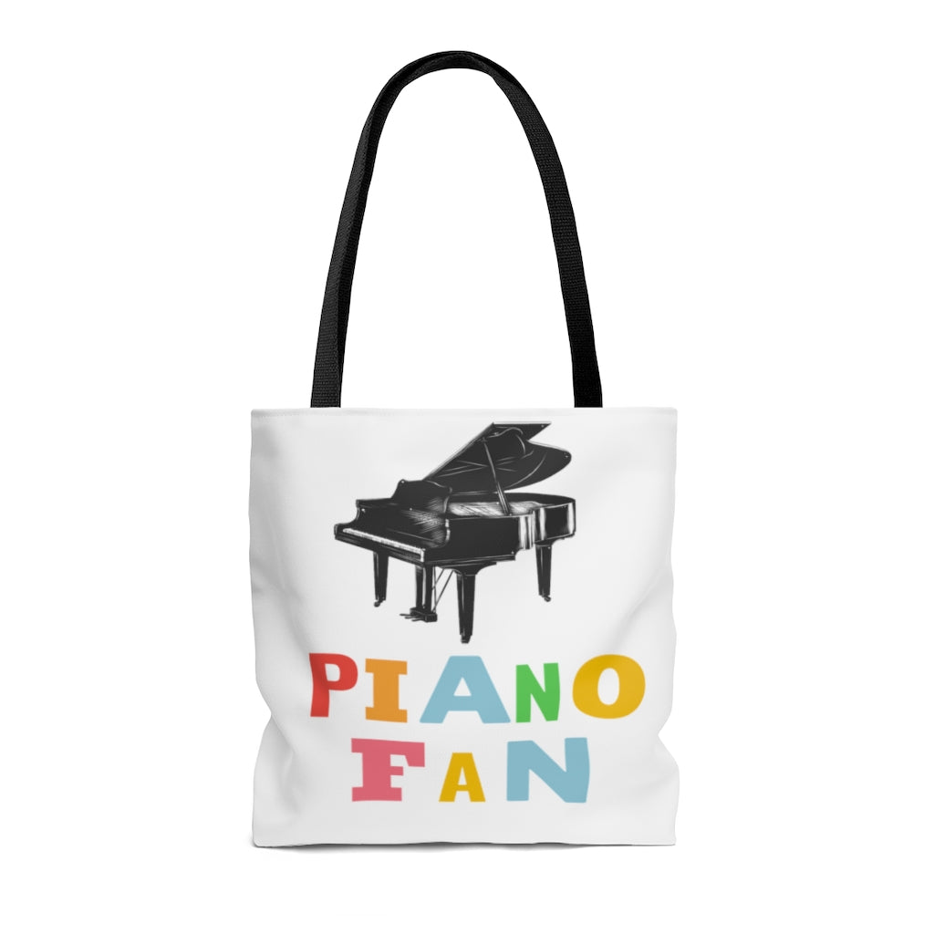 Piano Fan Tote Bag | Music Gifts Depot