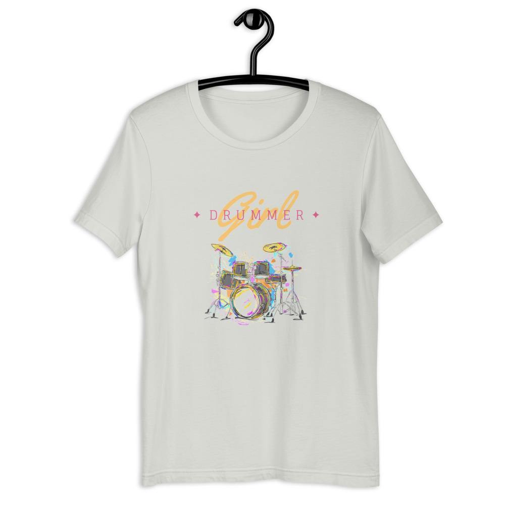 Drummer Girl T-Shirt - Music Gifts Depot