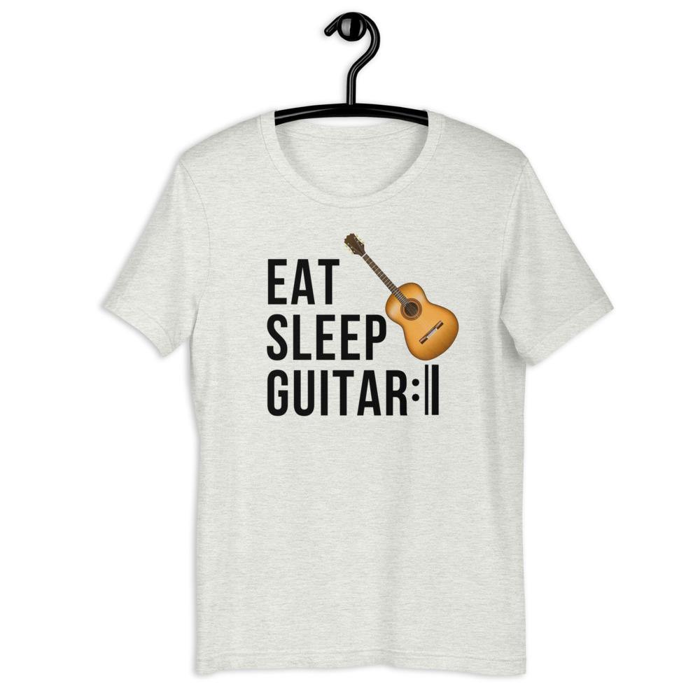 Eat Sleep Guitar Repeat T-Shirt - Music Gifts Depot