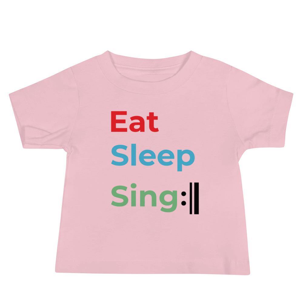 Eat Sleep Sing Repeat Baby Shirt - Music Gifts Depot