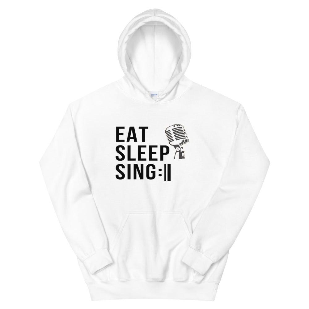 Eat Sleep Sing Repeat Hoodie - Music Gifts Depot