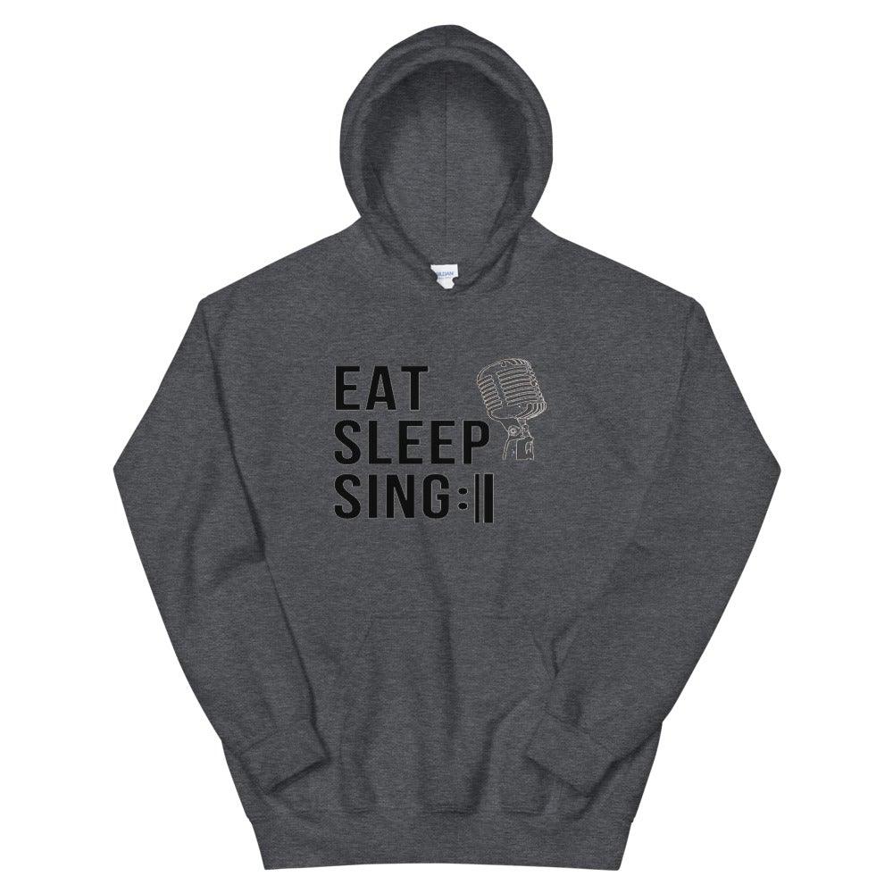 Eat Sleep Sing Repeat Hoodie - Music Gifts Depot