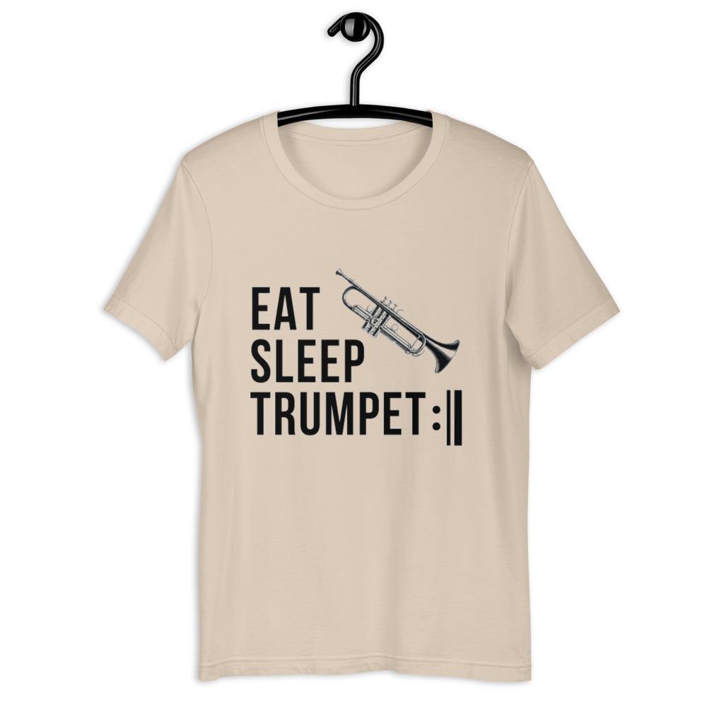 Eat Sleep Trumpet Repeat T-Shirt - Music Gifts Depot