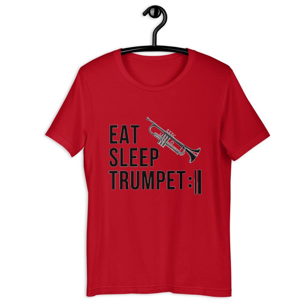 Eat Sleep Trumpet Repeat T-Shirt - Music Gifts Depot