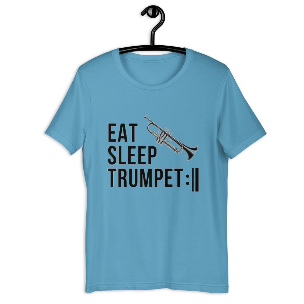 Eat Sleep Trumpet Repeat T-Shirt - Music Gifts Depot