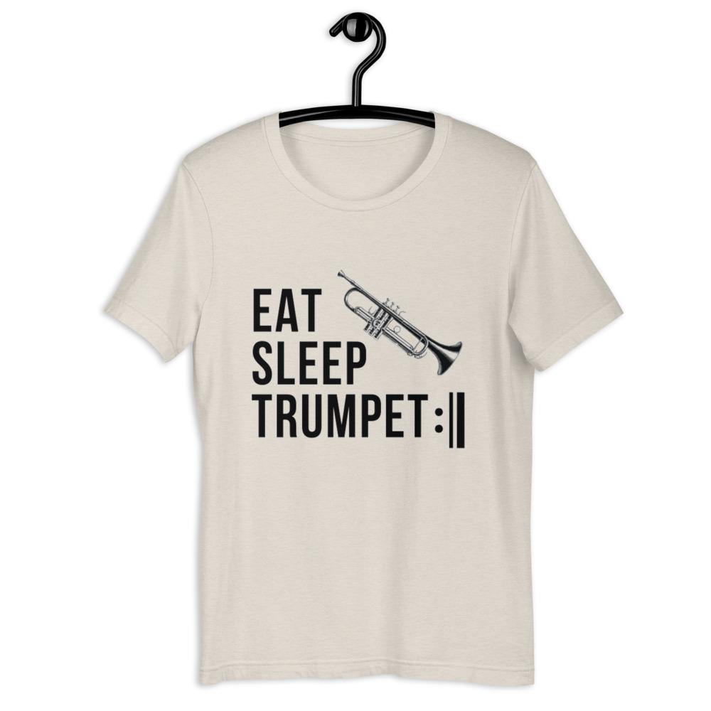 Eat Sleep Trumpet Repeat T-Shirt - Music Gifts Depot