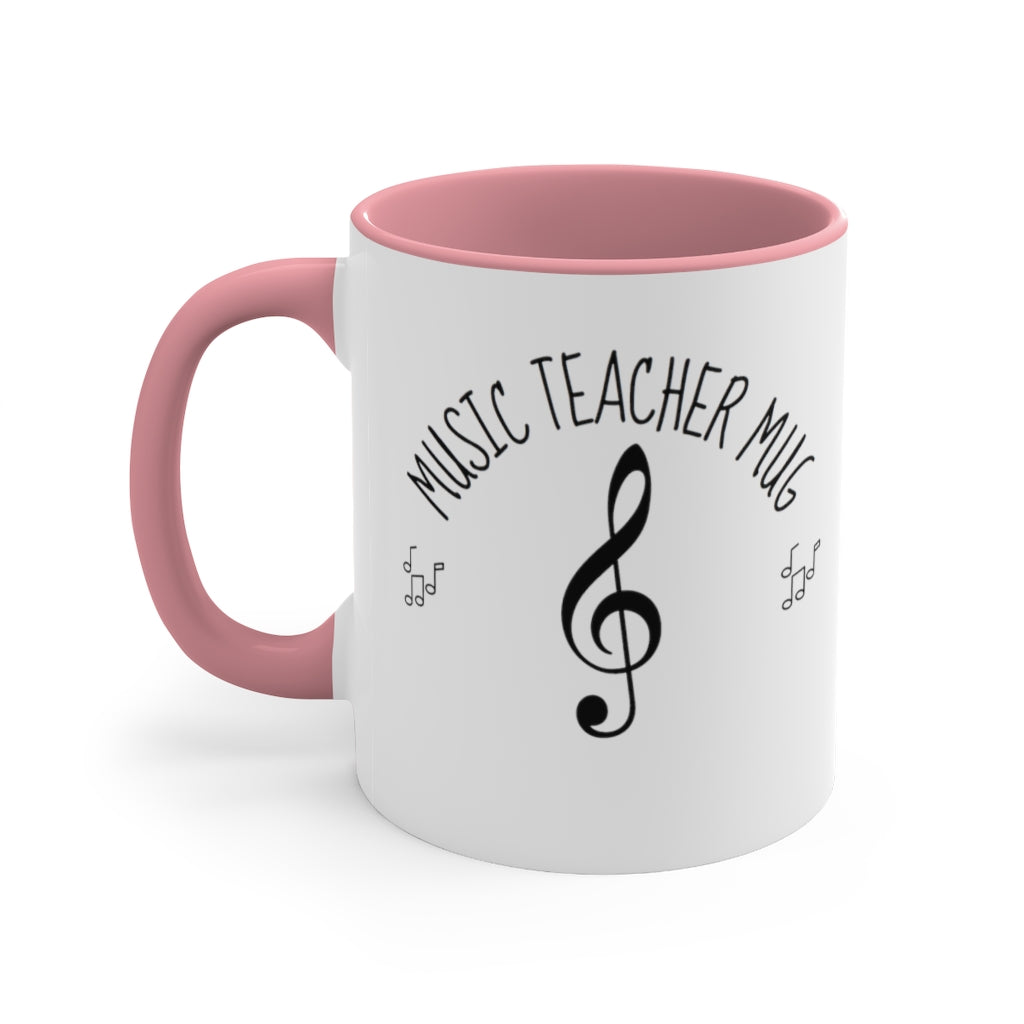 Music Teacher Coffee Mug, 11oz - Music Gifts Depot