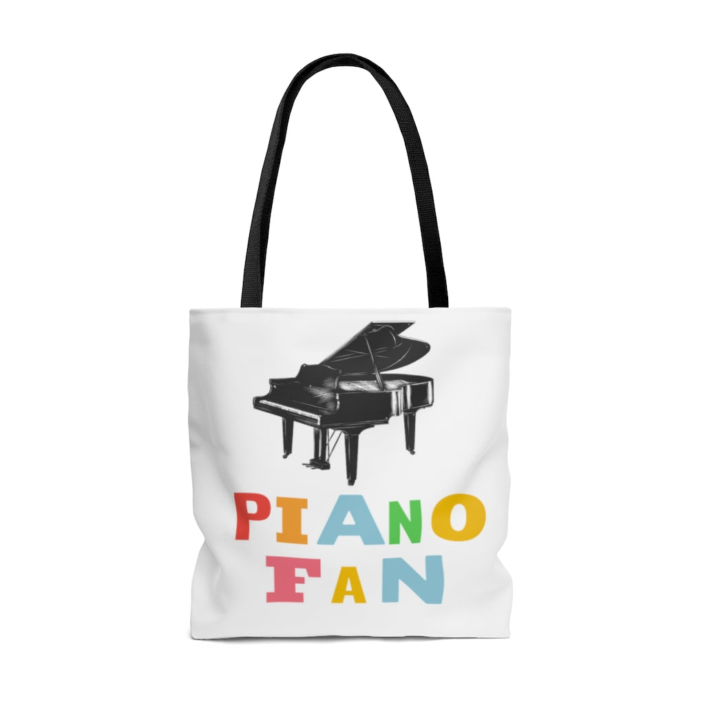 Piano Fan Tote Bag | Music Gifts Depot