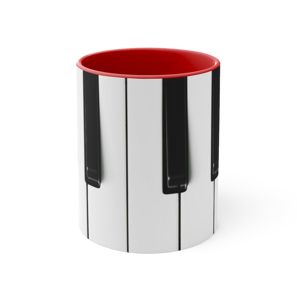 Piano Coffee Mug, 11oz | Music Gifts Depot