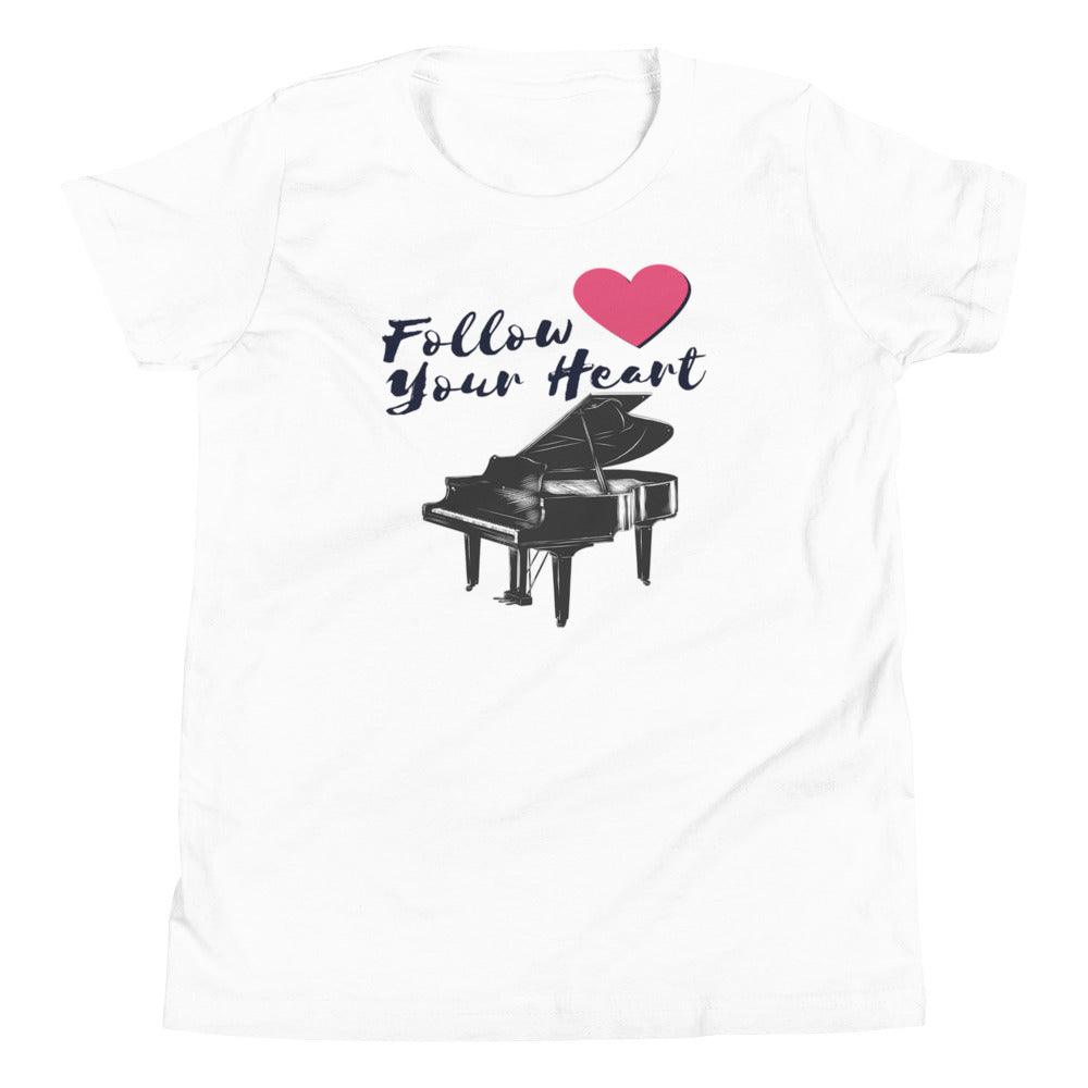 Follow Your Heart Kids Youth Kids T-Shirt - Music Gifts Depot