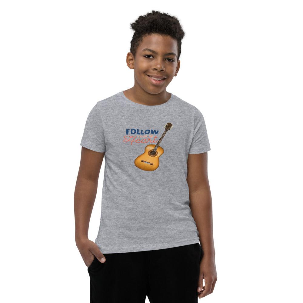 Follow Your Heart Youth Kids T-Shirt - Music Gifts Depot