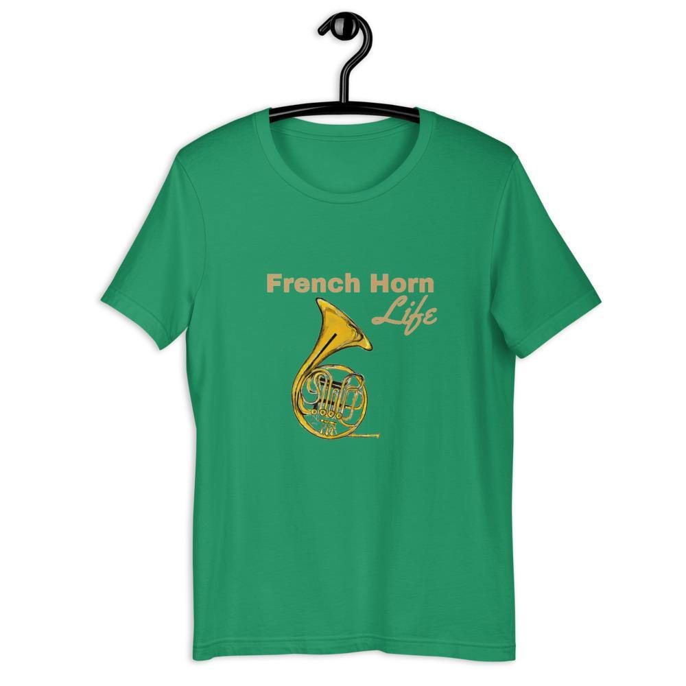French Horn Life T-Shirt - Music Gifts Depot