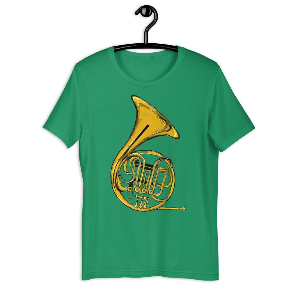 French Horn T-Shirt - Music Gifts Depot