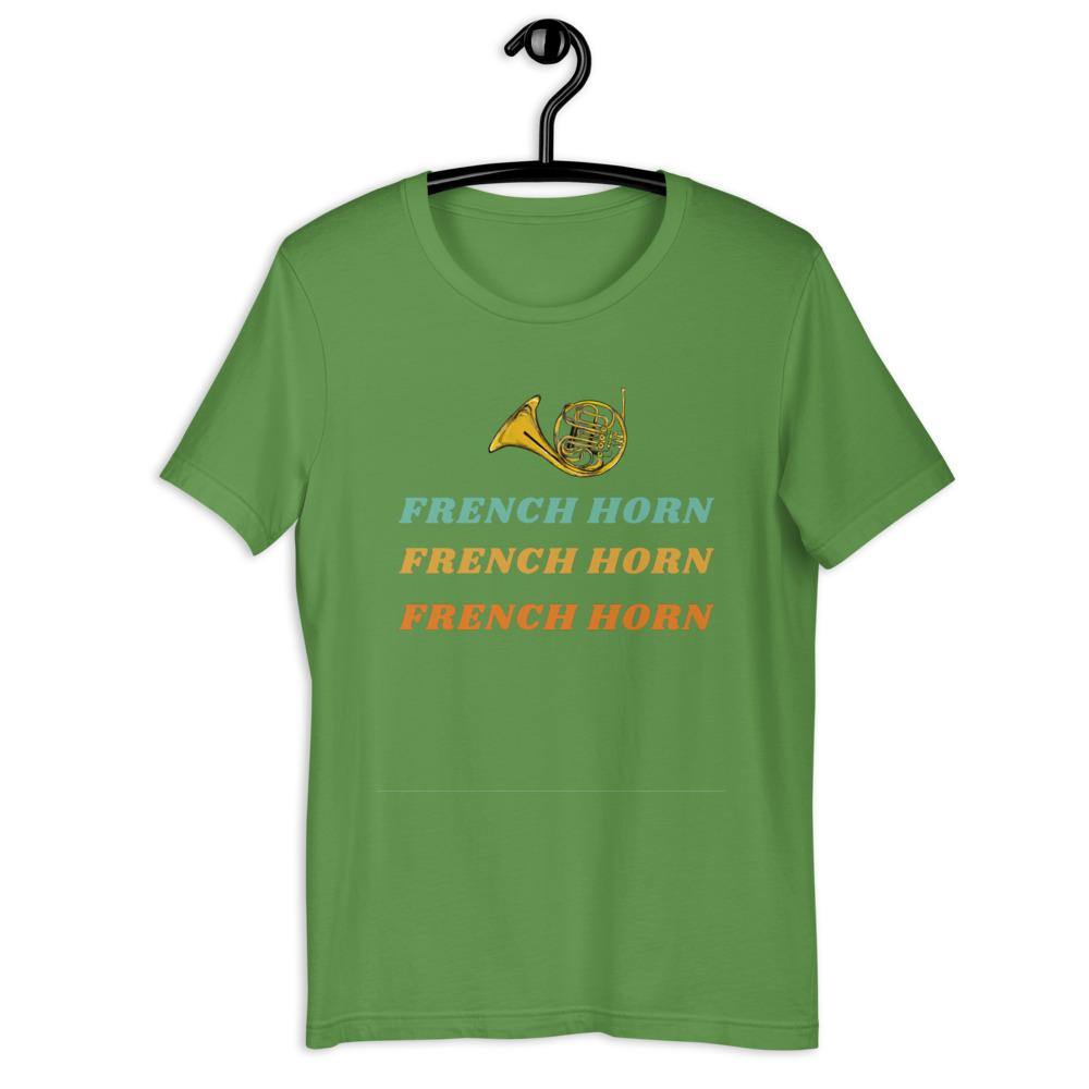 French Horn T-Shirt - Music Gifts Depot