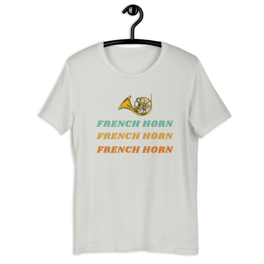 French Horn T-Shirt - Music Gifts Depot