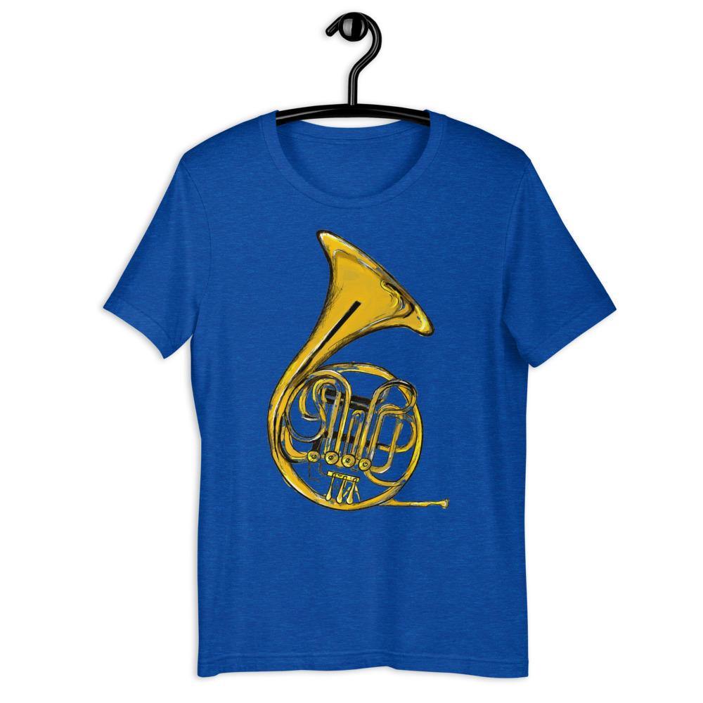 French Horn T-Shirt - Music Gifts Depot