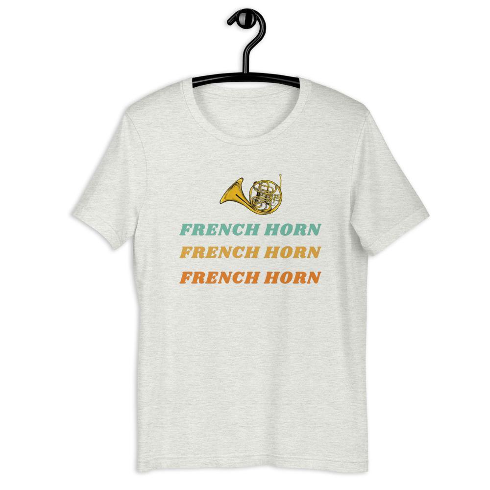 French Horn T-Shirt - Music Gifts Depot