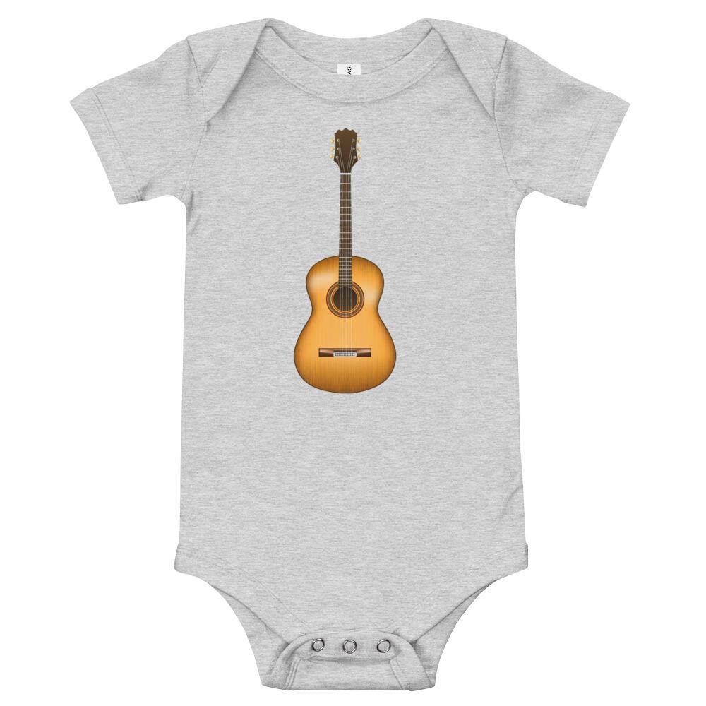 Guitar Baby short sleeve one piece - Music Gifts Depot