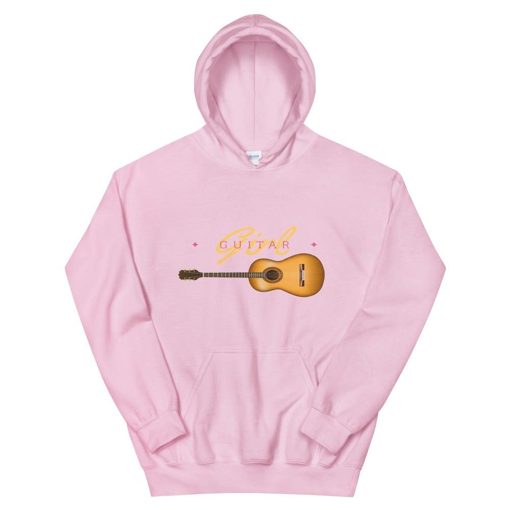 Guitar Girl Hoodie - Music Gifts Depot