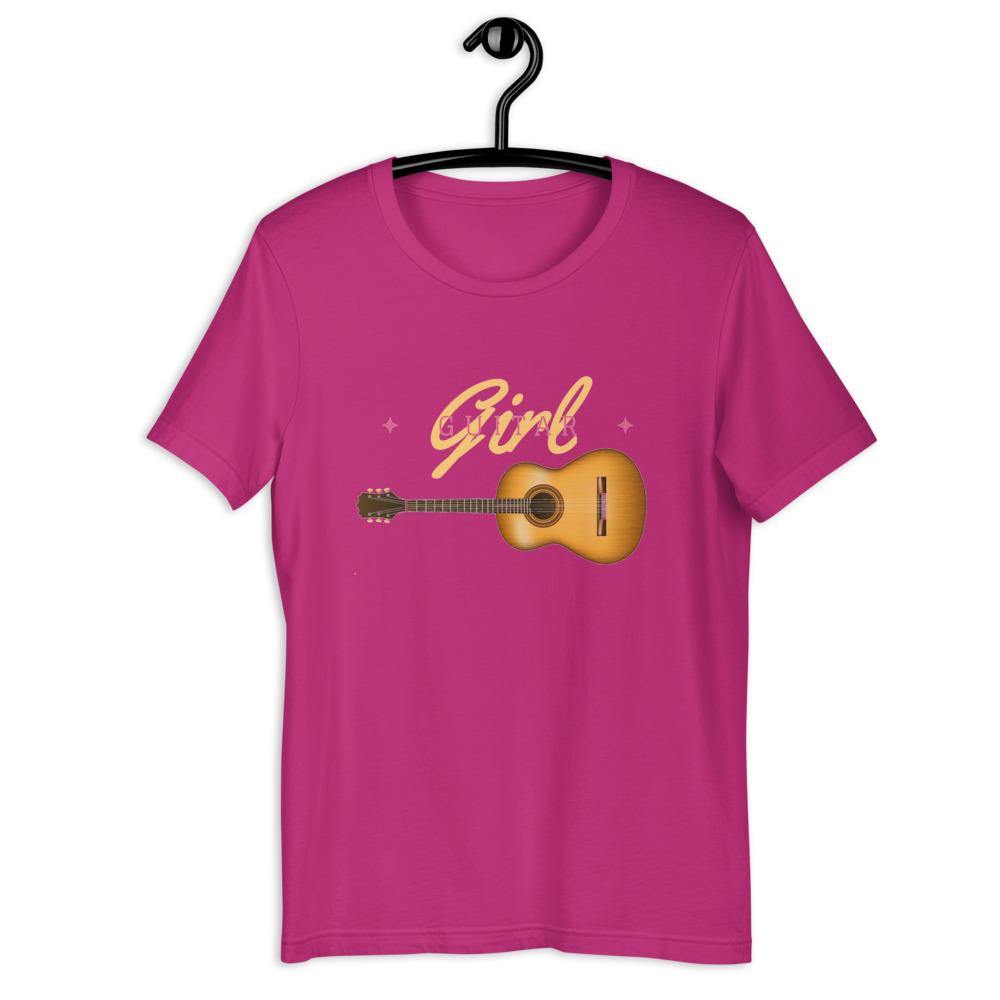 Guitar Girl T-Shirt - Music Gifts Depot