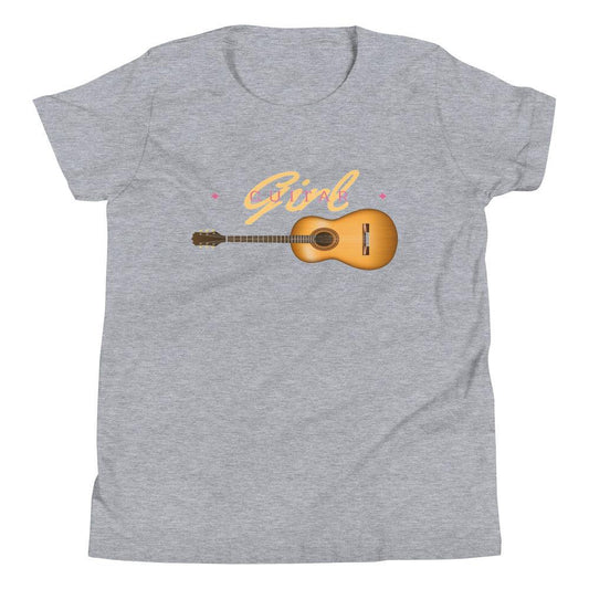 Guitar Girl Youth Kids T-Shirt - Music Gifts Depot