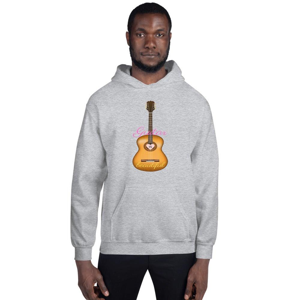 Guitar Is Beautiful Hoodie - Music Gifts Depot