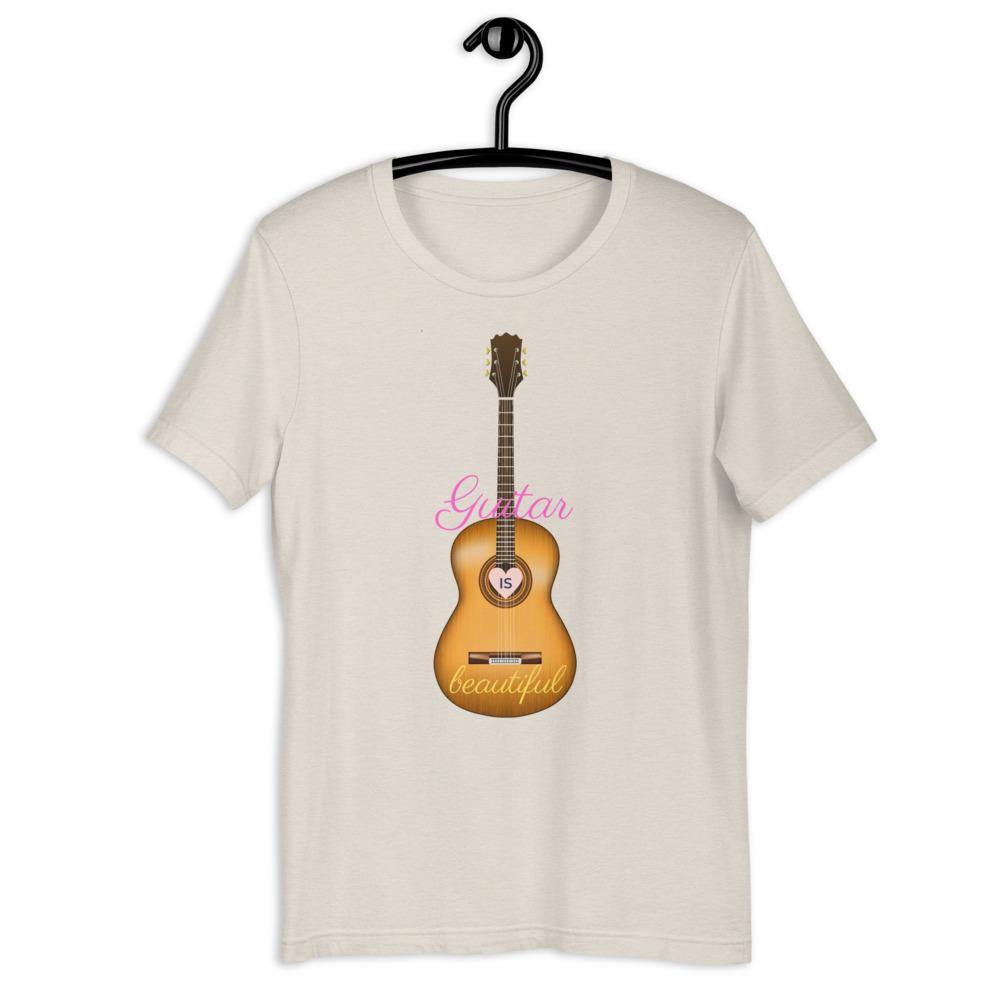 Guitar Is Beautiful T-Shirt - Music Gifts Depot