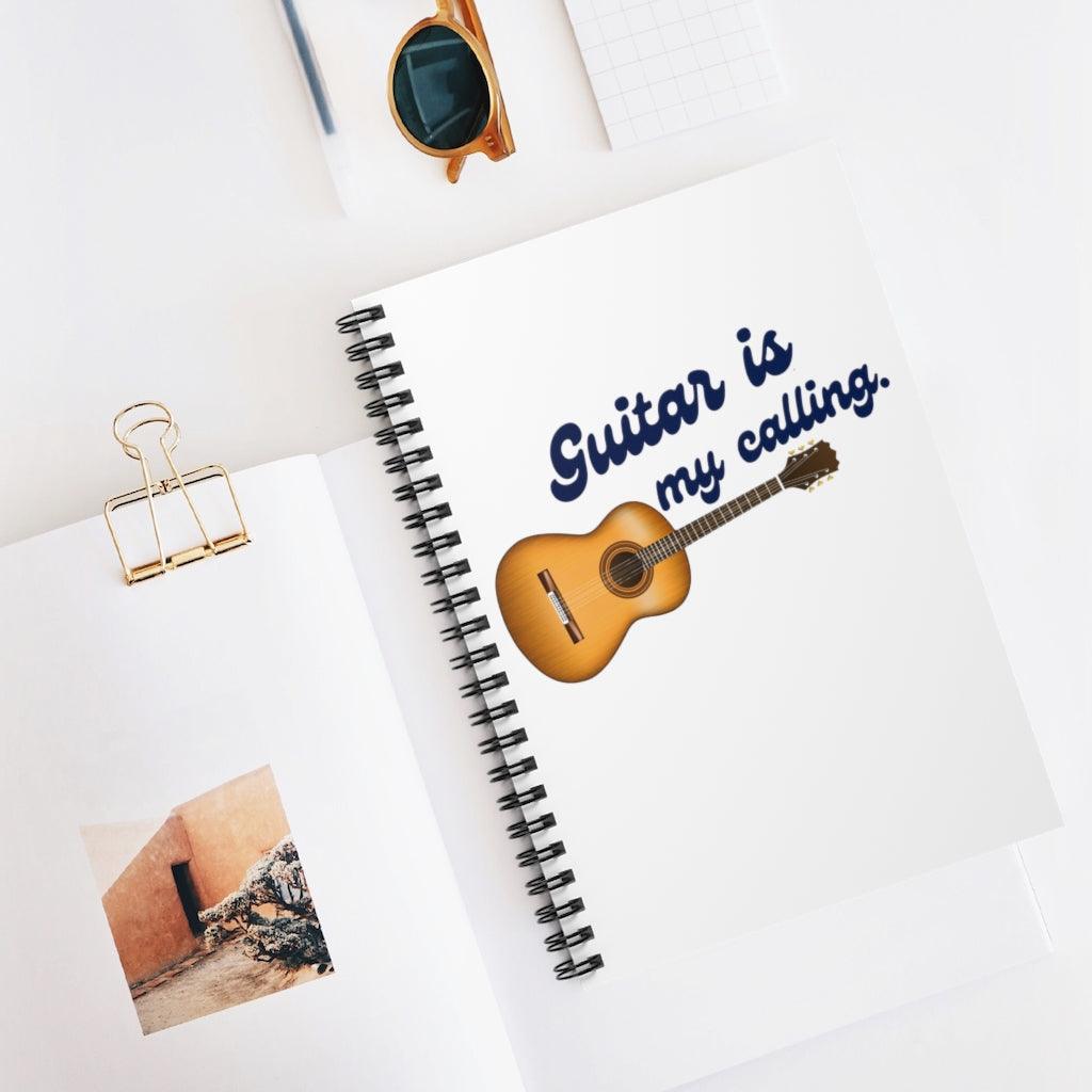 Guitar Is My Calling Spiral Notebook - Music Gifts Depot