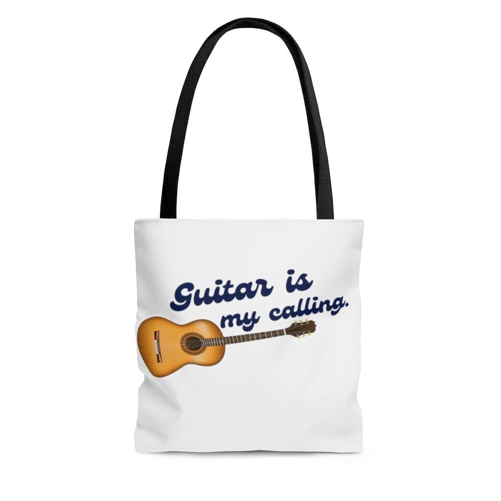 Guitar Is My Calling Tote Bag - Music Gifts Depot