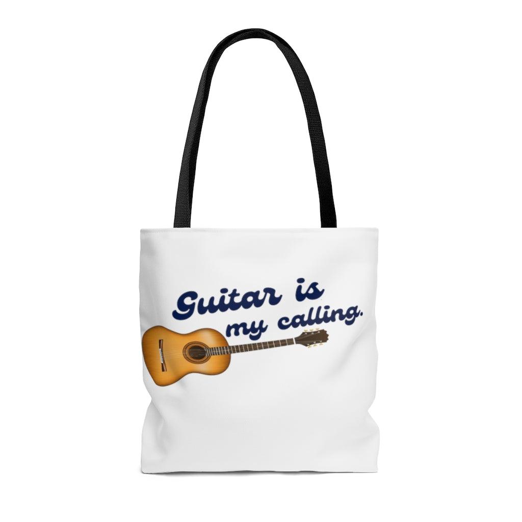 Guitar Is My Calling Tote Bag - Music Gifts Depot