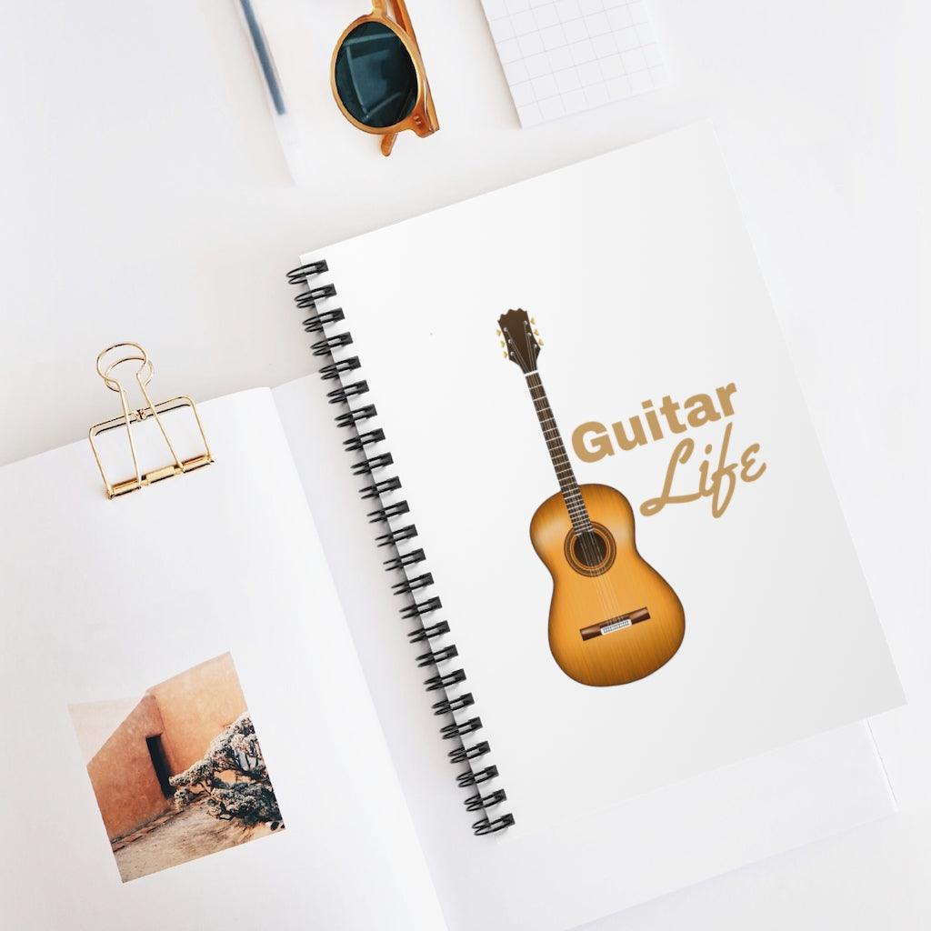Guitar Life Spiral Notebook - Music Gifts Depot