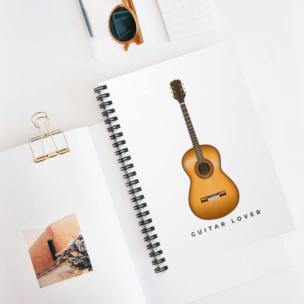 Guitar Lover Spiral Notebook - Music Gifts Depot