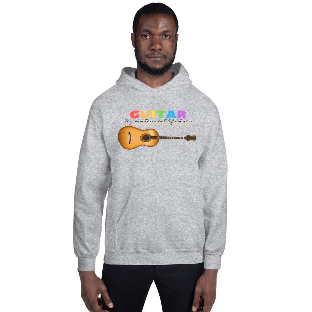Guitar My Instrument of Choice Hoodie - Music Gifts Depot