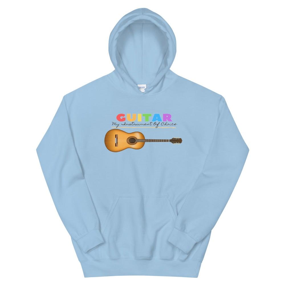 Guitar My Instrument of Choice Hoodie - Music Gifts Depot