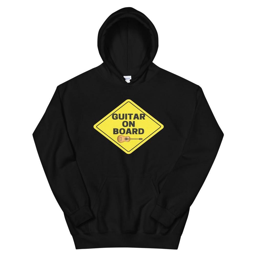 Guitar On Board Hoodie - Music Gifts Depot