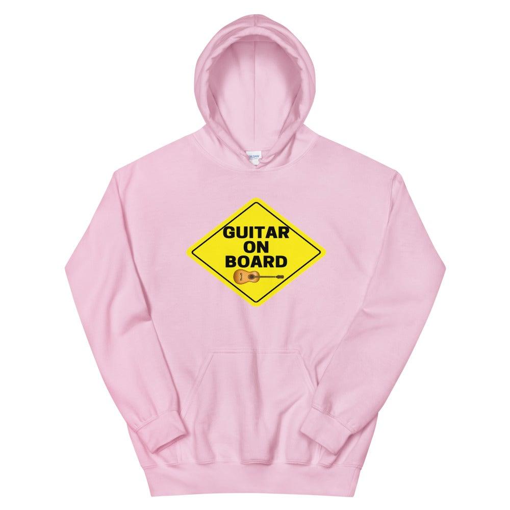 Guitar On Board Hoodie - Music Gifts Depot