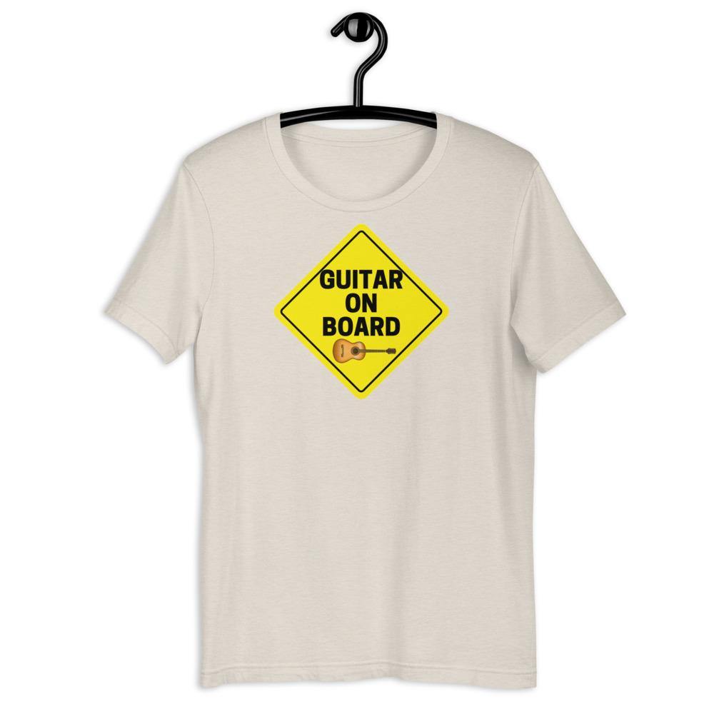 Guitar On Board T-Shirt - Music Gifts Depot