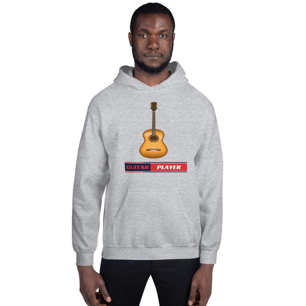 Guitar Player Hoodie - Music Gifts Depot