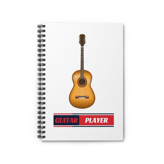 Guitar Player Spiral Notebook - Music Gifts Depot
