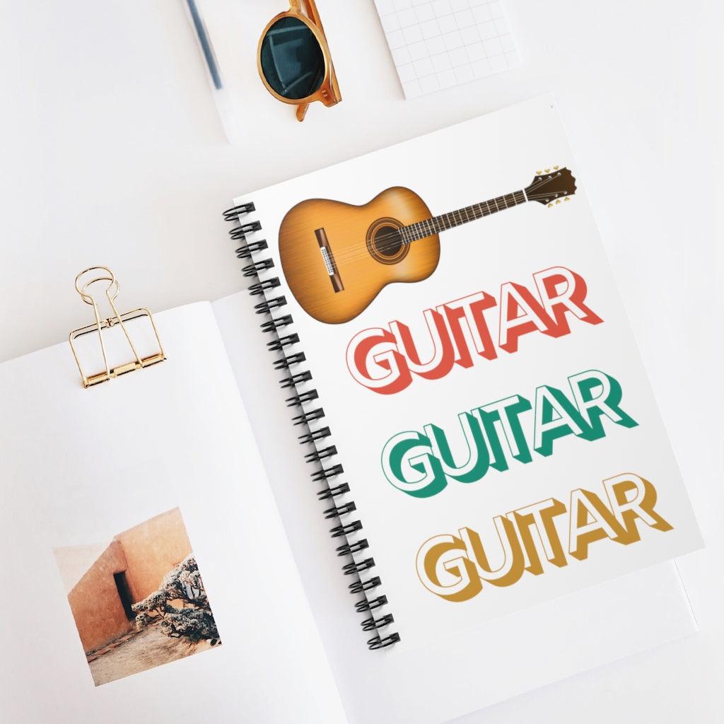 Guitar Spiral Notebook - Music Gifts Depot
