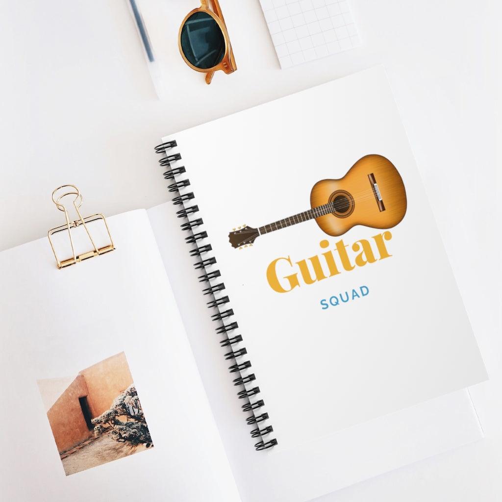 Guitar Squad Spiral Notebook - Music Gifts Depot